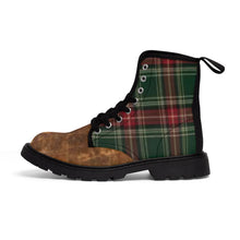 Load image into Gallery viewer, Plaid Canvas Boots