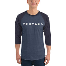 Load image into Gallery viewer, Peoples 3/4 sleeve raglan shirt