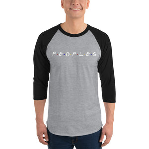 Peoples 3/4 sleeve raglan shirt