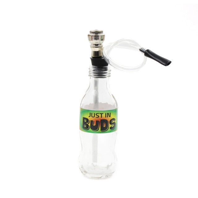 Beverage bottle glass pipe