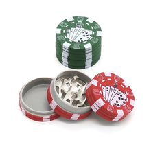 Load image into Gallery viewer, 3 Layers Poker Chip Herb Grinder