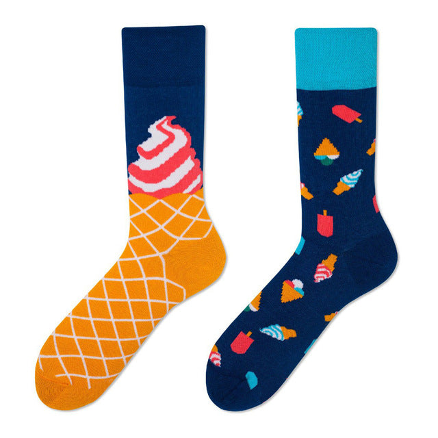 Cartoon animal fruit novelty socks