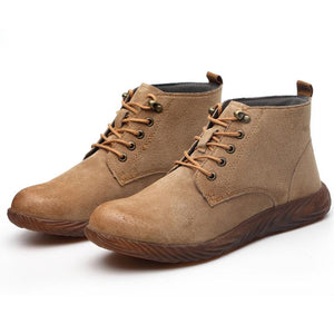 Leather Martin Ankle Boots High Top